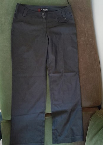 adil isik düşük bel kumas pantalon - Görsel 4