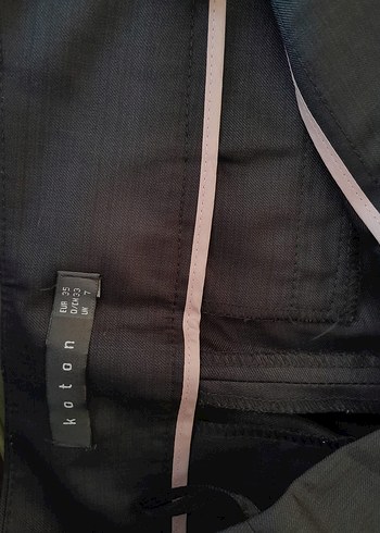 kumaş pantalon cift düğmeli düşük bel - Görsel 7