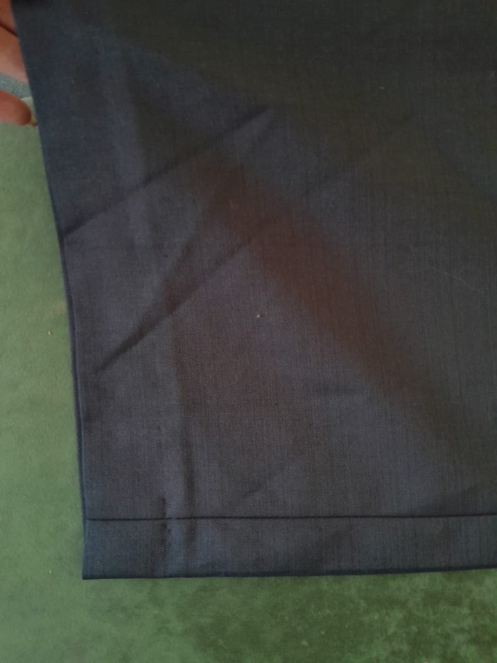 kumaş pantalon cift düğmeli düşük bel - Görsel 4