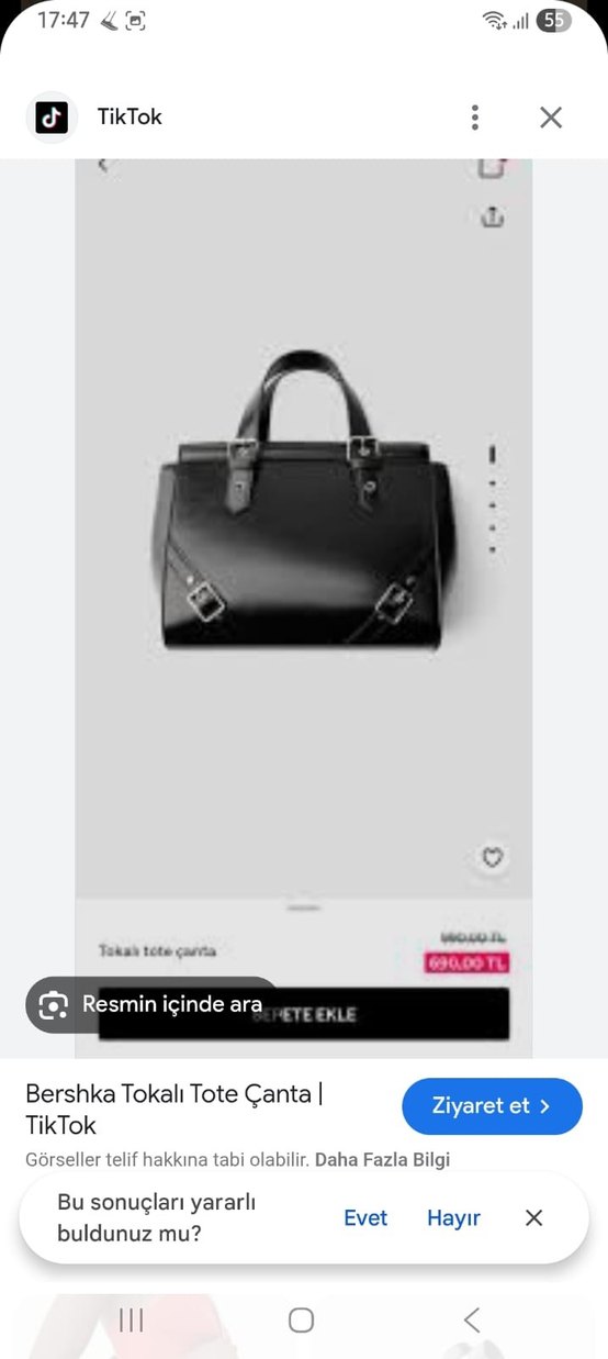 bershka çanta - Görsel 5