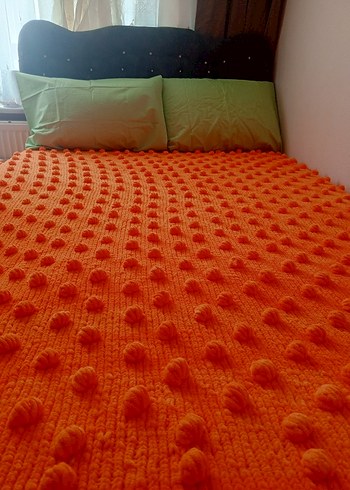 El Emeği Örgü Yatak Seti (Çift Kişilik) - Görsel 6