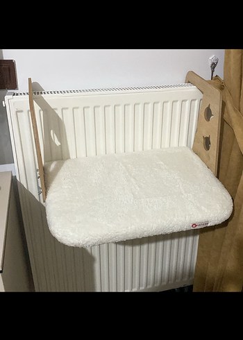 Diğer Gri ve Beyaz kedi yatağı petek askılı