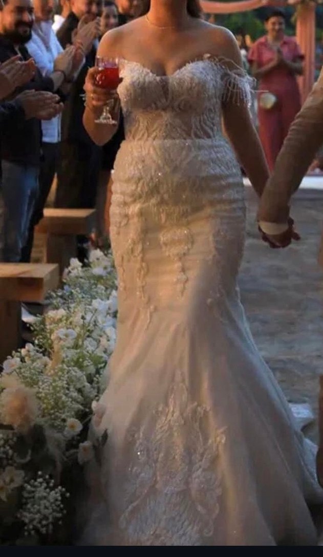 Straplez Uzun Kuyruklu balık Gelinlik NS SPOSA - Görsel 3