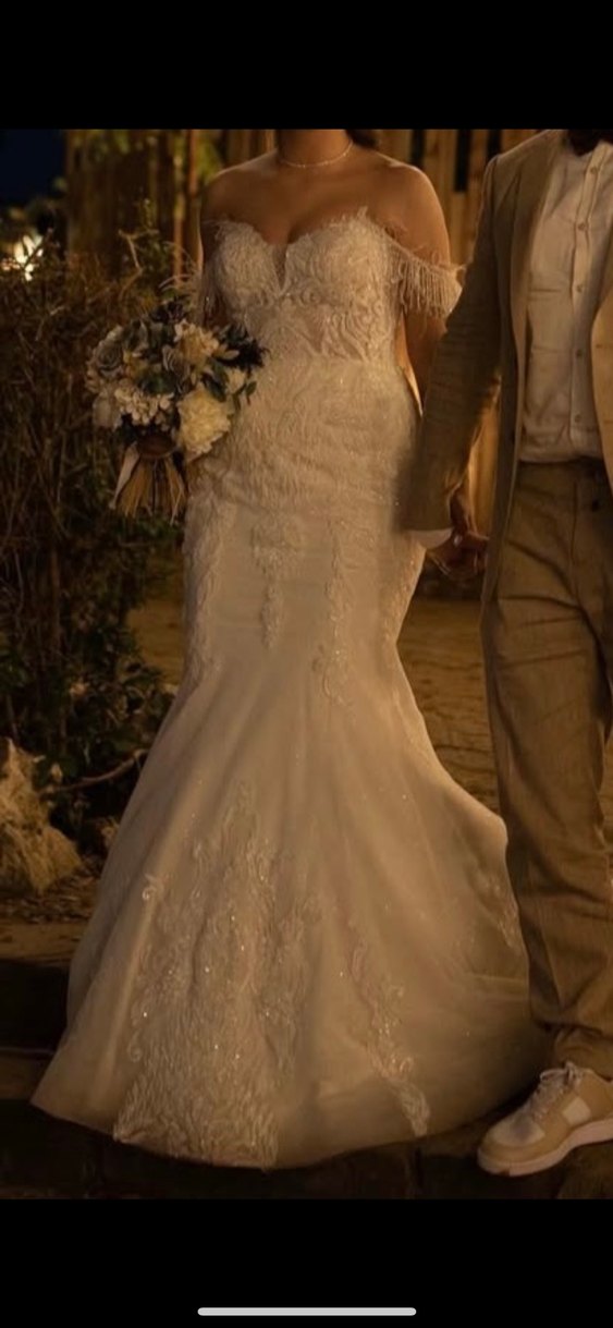 Straplez Uzun Kuyruklu balık Gelinlik NS SPOSA - Görsel 2