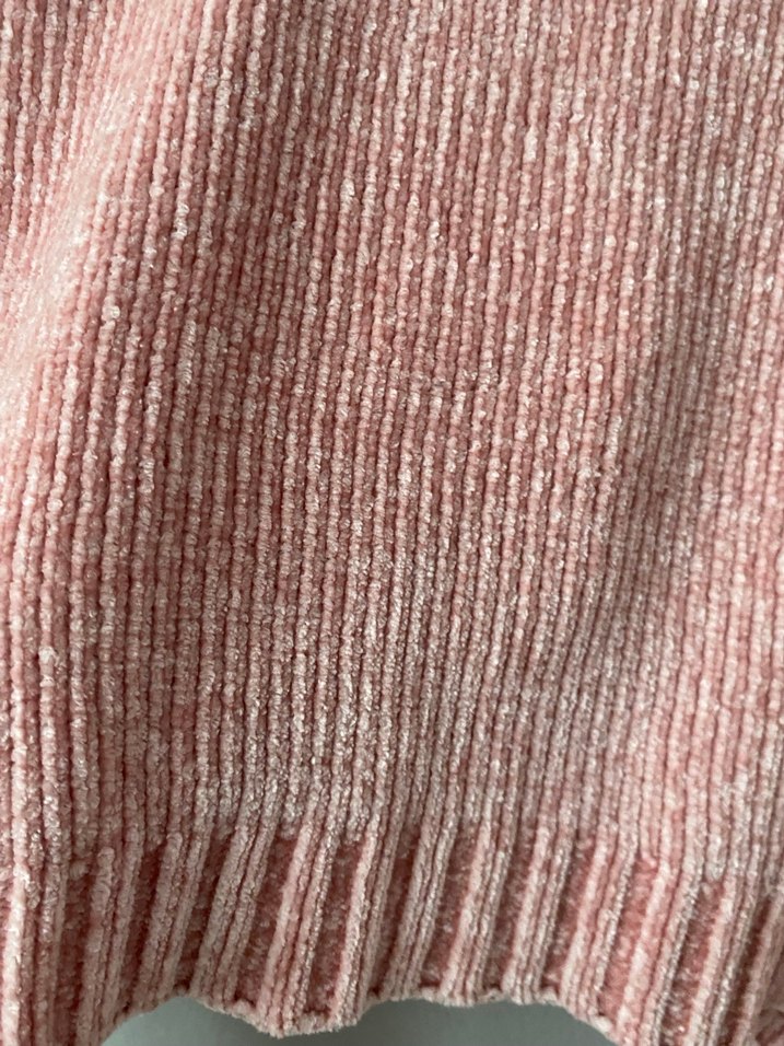 Pembe Örgü Kadın Kazak - Görsel 4