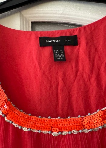 Nakışlı Kırmızı Bohem - Görsel 3