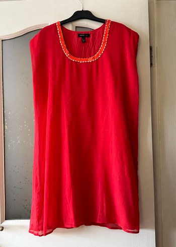 Nakışlı Kırmızı Bohem - Görsel 2