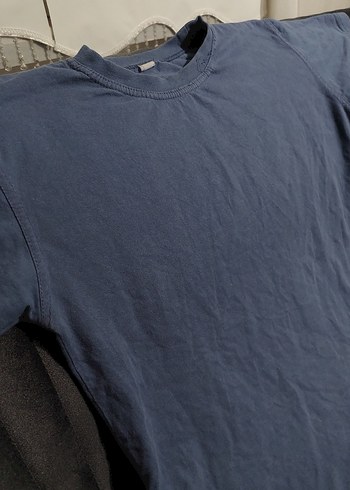 Mavi Kısa Kollu Tişört - Görsel 2