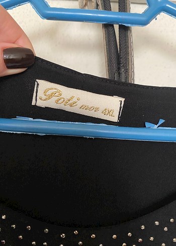 Siyah Uzun Kollu Gotik Salaş Elbise - Görsel 4