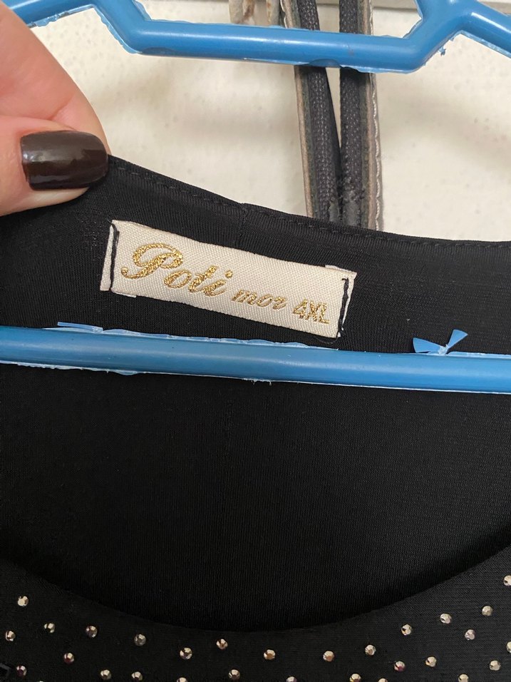 Siyah Uzun Kollu Gotik Salaş Elbise - Görsel 4