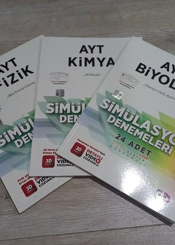 AYT Kimya, Fizik, Biyoloji Simülasyon Denemeleri
