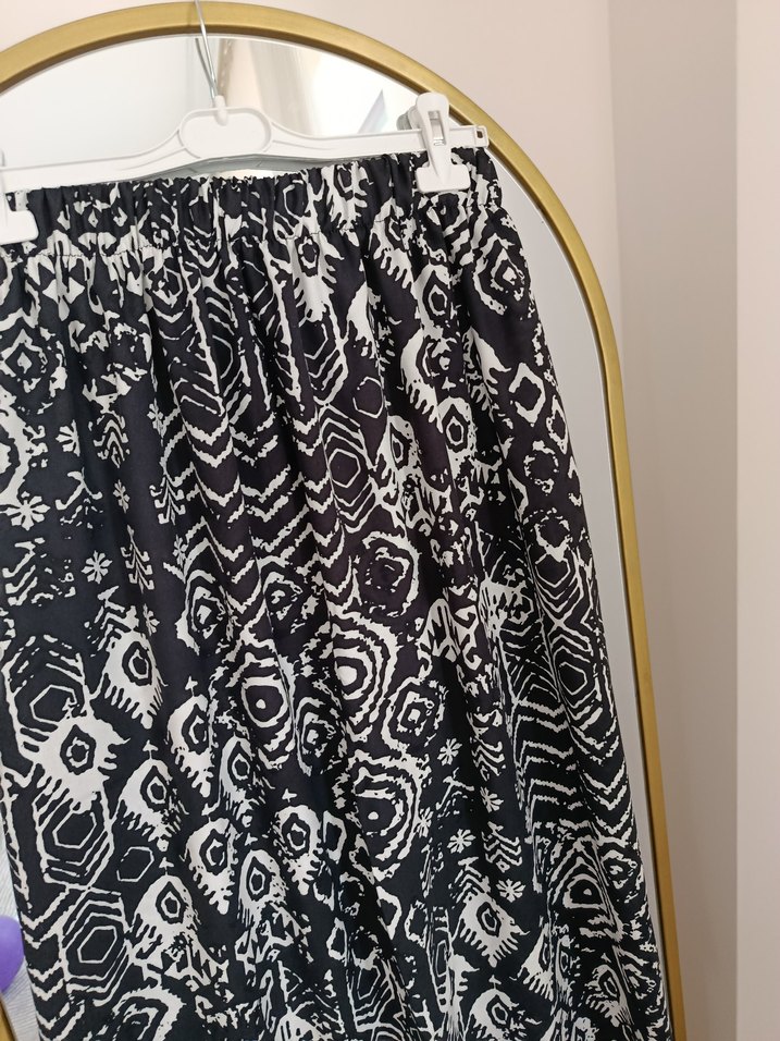 Bohem Siyah Pilili Uzun Etek - Görsel 3