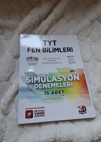 TYT Fen Bilimleri Simülasyon Denemeleri 15 Adet