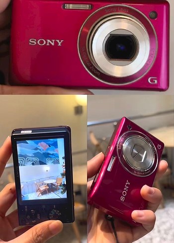 Sony Pembe Sony Cyber-shot W380 Dijital Fotoğraf Makinesi