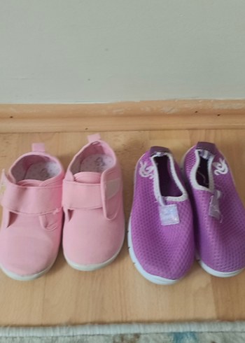 Kız Bebek İlk Adım Ayakkabısı Pembe Velcro