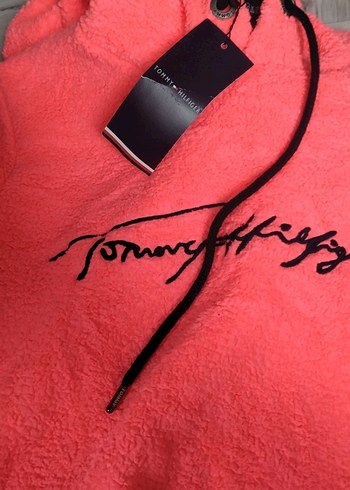 Tommy Hilfiger etiketli hiç giyilmedi canli renkte polar sweat - Görsel 2