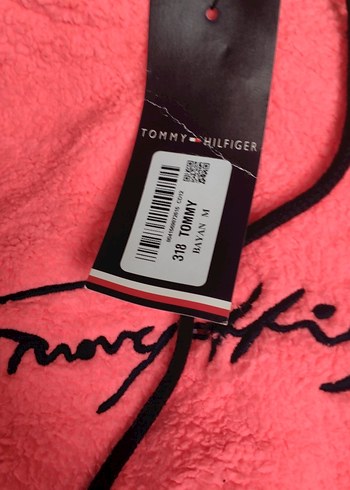 Tommy Hilfiger etiketli hiç giyilmedi canli renkte polar sweat - Görsel 3