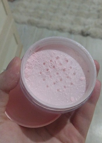Beden Renk Pembe Parlaklık Veren Pudra