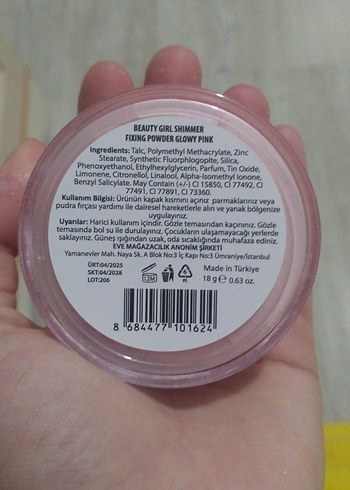 Beauty Collection Pembe Parlaklık Veren Pudra