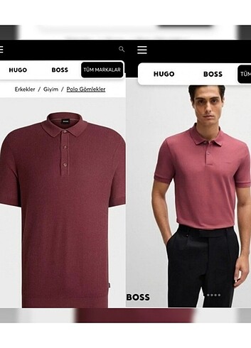 Orijinal Hugo Boss erkek polo yaka tişört 