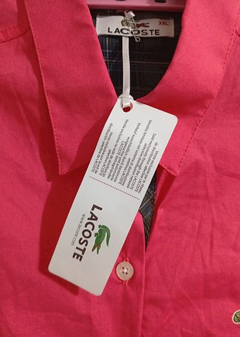 Erkek Pembe Düğmeli Uzun Kollu Gömlek - Görsel 2