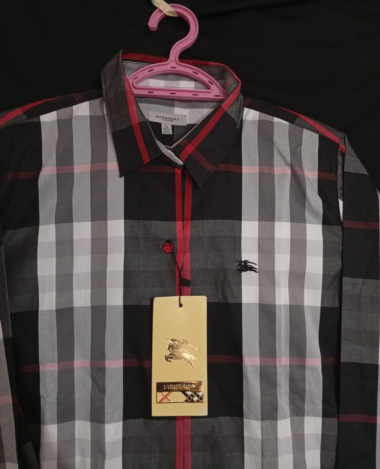 Gri Kareli Uzun Kollu Erkek Gömlek - Görsel 2