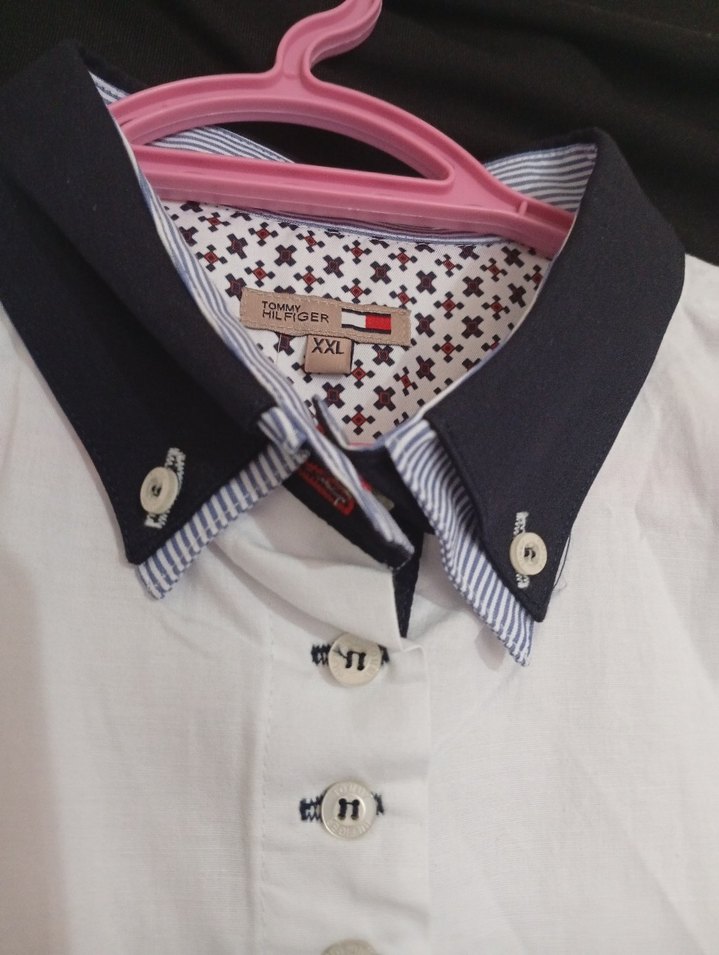 Erkek Beyaz Pamuklu Uzun Kollu Gömlek - Görsel 3