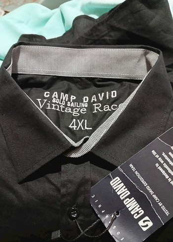 Siyah Pamuklu Baskılı Kısa Kollu Erkek Gömlek - Görsel 2