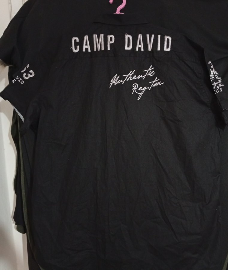 Siyah Pamuklu Baskılı Kısa Kollu Erkek Gömlek - Görsel 4