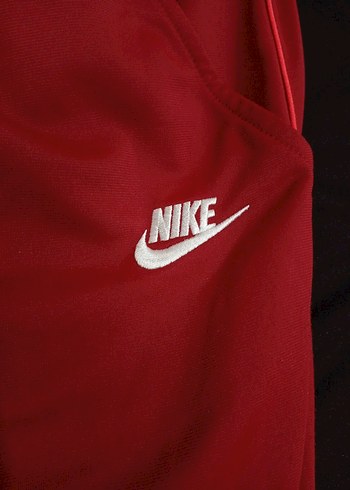 Nike Koyu Kırmızı Rahat Kesim Kadın/Erkek Eşofman - Görsel 3