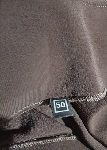 Kahverengi Bohem Geniş Kesim Uzun Kumaş Pantolon - Görsel 3