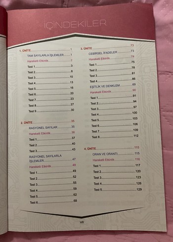Beden İsem Yayıncılık Matematik Kitabı