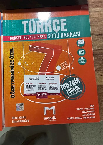  Beden 7. Sınıf Türkçe ve Fen Bilimleri Soru Bankası