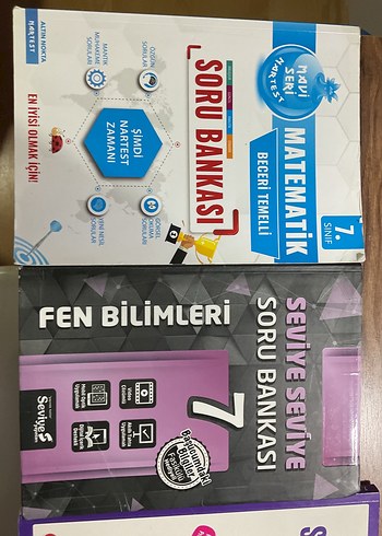 7. Sınıf Soru Bankası Seti - Matematik, Fen, Sosyal