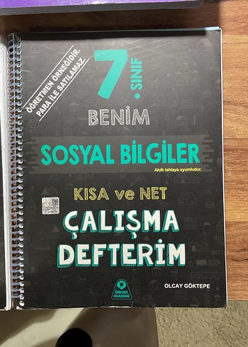 Beden 7. Sınıf Türkçe ve Sosyal Bilgiler Çalışma Defterleri
