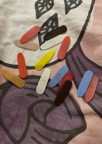 Beden Pastel Renkli bağlama mızrapı