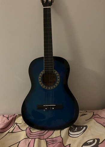 Koyu Mavi Klasik Gitar