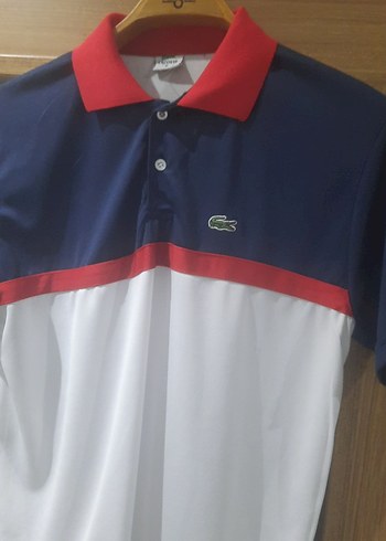 Lacoste Renk Bloklu Kısa Kollu Polo Tişört
