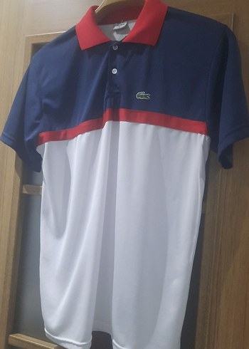 xl Beden Lacoste Renk Bloklu Kısa Kollu Polo Tişört