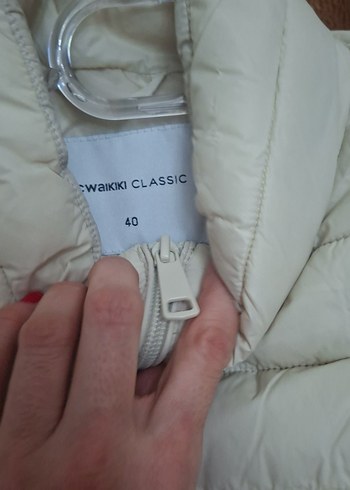 Fermuarlı Bej Kadın Yelek - Görsel 4