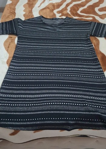 Siyah midi elbise - Görsel 2