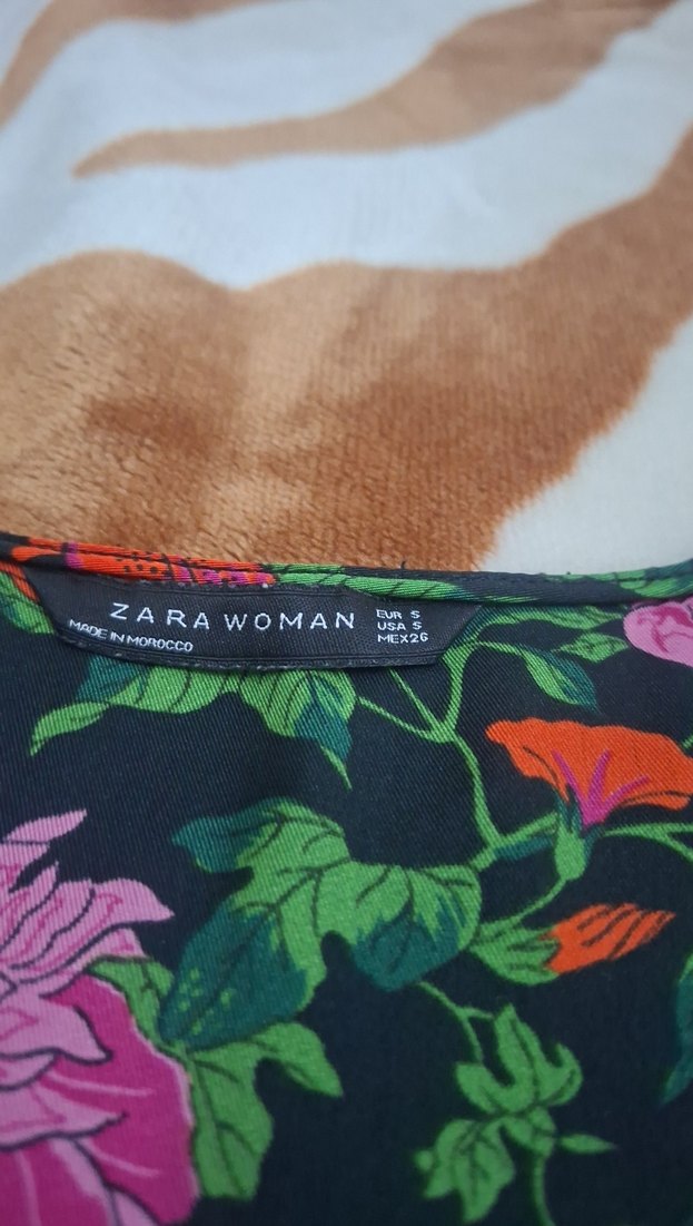 Çiçek Desenli Kısa Bohem Elbise - Görsel 5