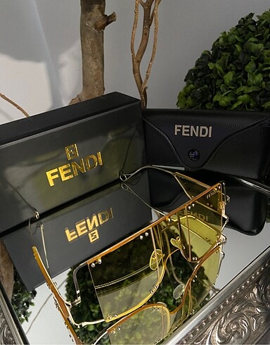  Beden sarı Renk Fendi gözlük