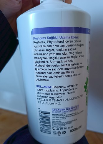 Diğer Restorex Saç Dökülmesine Karşı Şampuan 400ml
