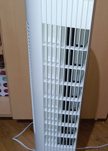 KUMTEL Beyaz Kule Vantilatör 50W 60° Salınım - Görsel 5