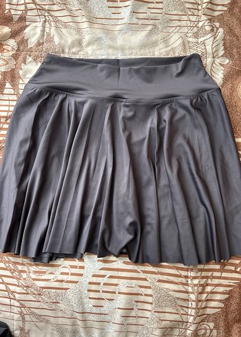 Siyah Pilili Mini Etek