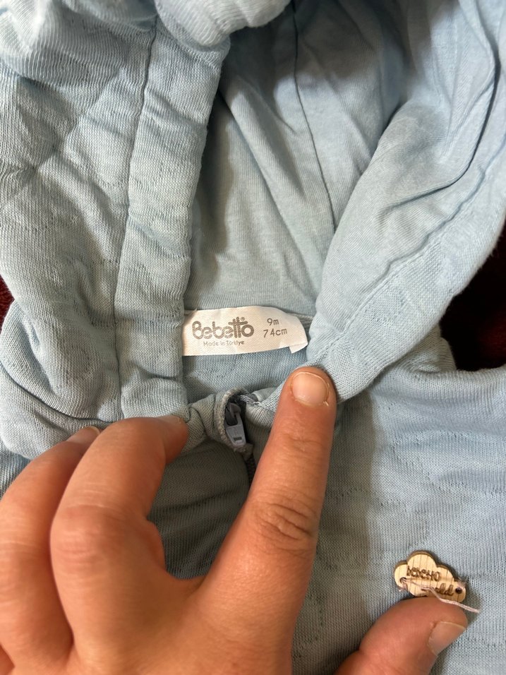 Gri Bebek Erkek Polar Tulum - Görsel 2