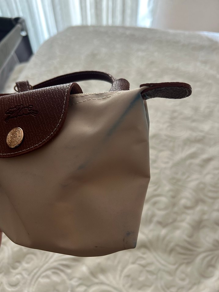 Longchamp Krem Kahverengi Mini Çanta — görsel 2/4