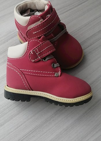 Kinetix Kız Çocuk Pembe Kauçuk Tokalı Bot