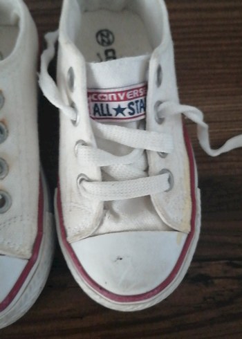 22 Beden Beyaz çocuk converse